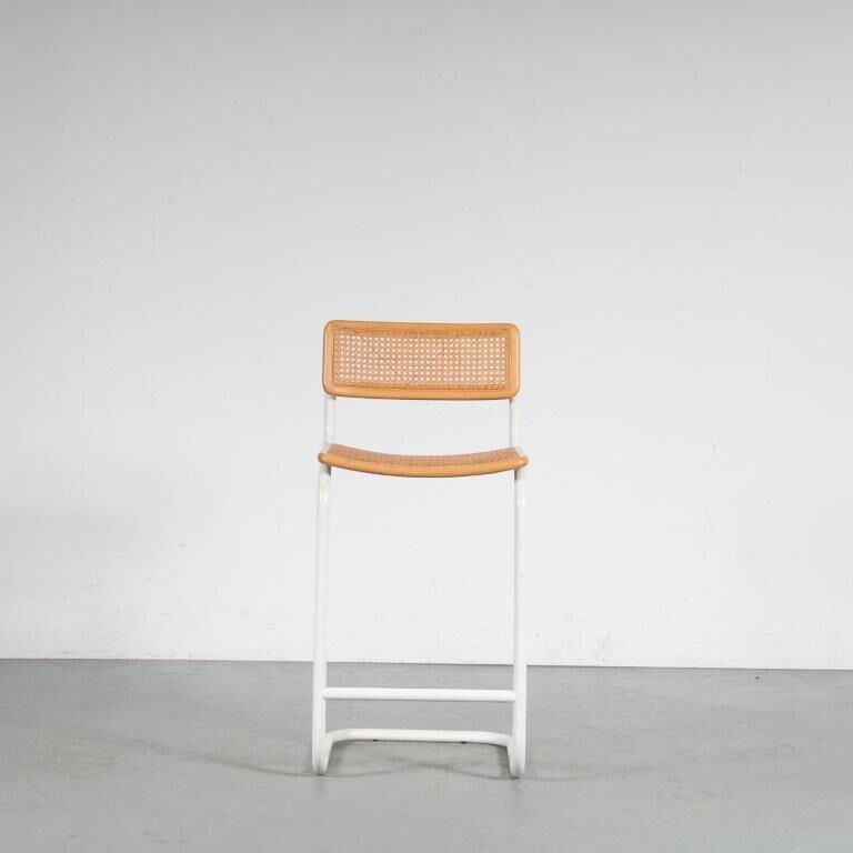 1970s “Cesca” bar stool by Marcel Breuer from Italy