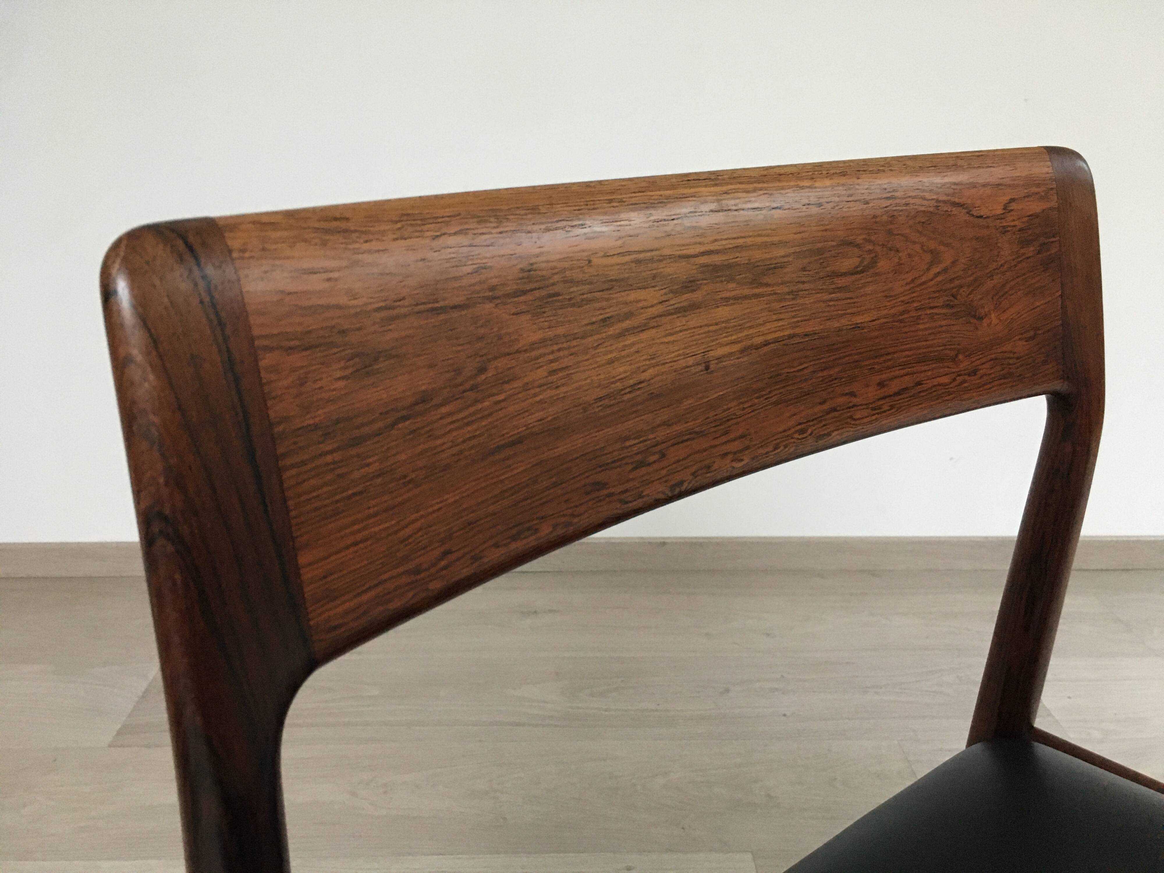 Chaise scandinave  Nørgaard Mobelfabrik Rodding Denmark 1960