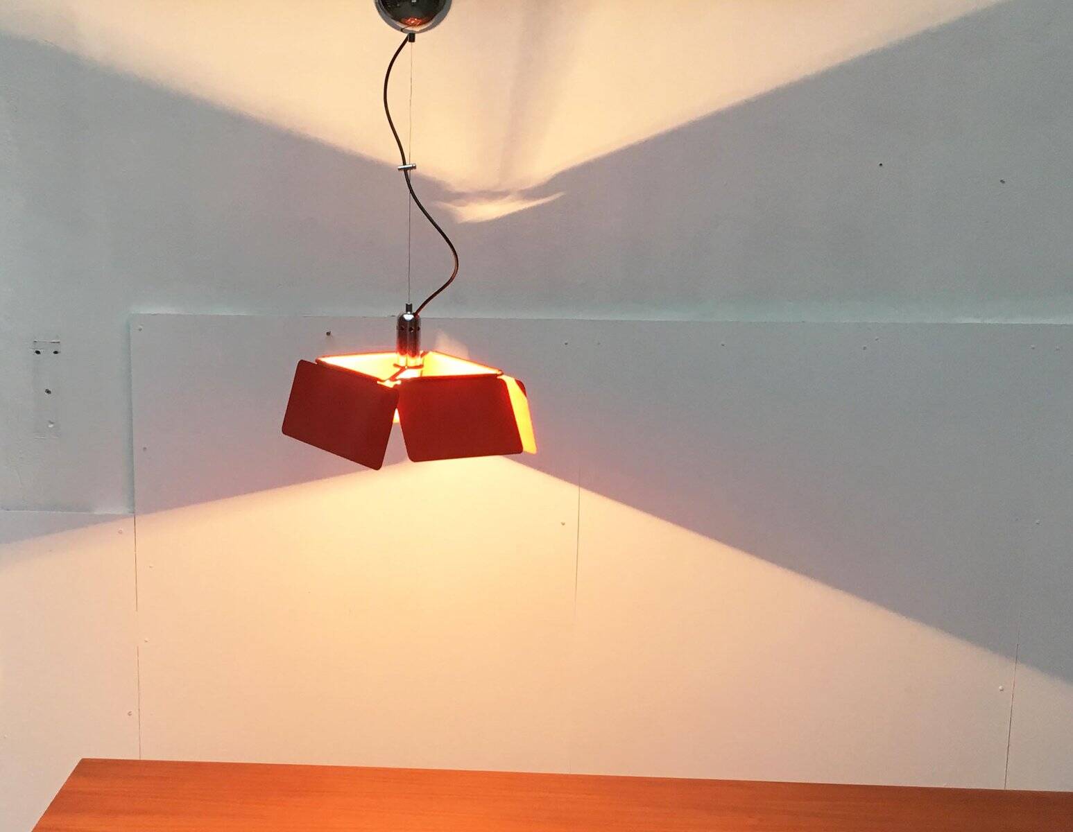 Italian Suspension Diaphragm by Fabio Lenci for Guzzini, 1970s