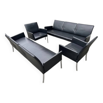 Ensemble 2 Canapés et 2 Fauteuils par Walter Knoll, 2006. Set de 4