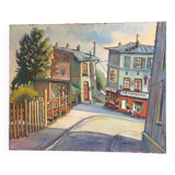 Tableau Montmartre passage Cottin