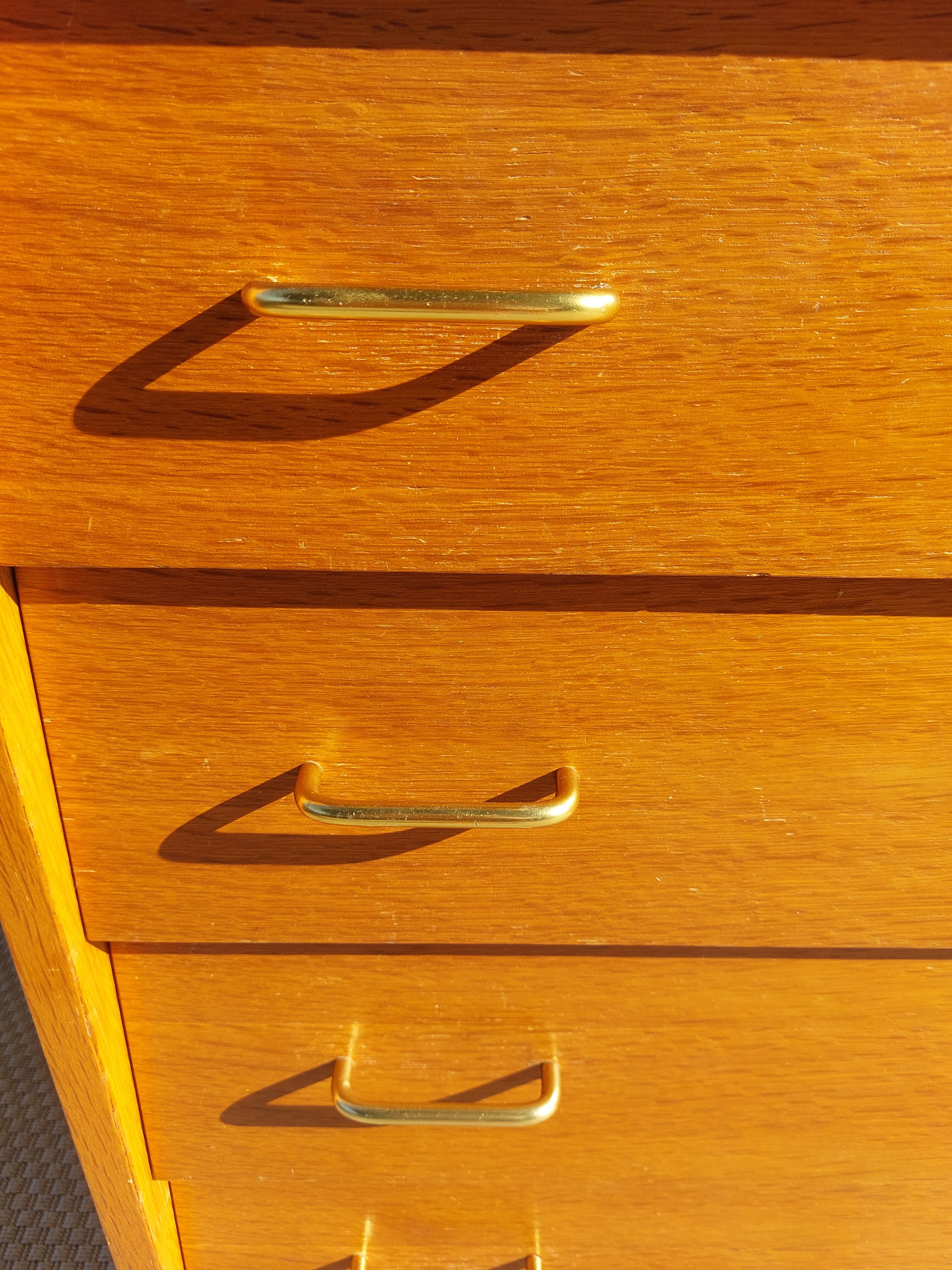 vintage commode with tapered legs