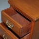 Pair of tall Victorian walnut chests of drawers