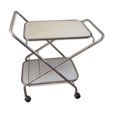 Desserte in silver metal from the 70s