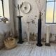 Set of 4 marble columns or pedestals.