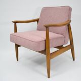Original vintage armchair "CoCo", 1960s, fully restored, pink