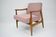 Original vintage armchair "CoCo", 1960s, fully restored, pink