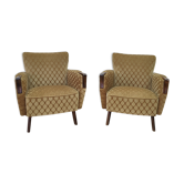 Set of 2 armchairs mid-century