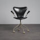 First edition Arne Jacobsen model 3217 office chair for Fritz Hansen, Denmark, 1950s