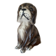 Ceramic dog statuette