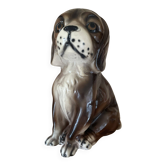 Ceramic dog statuette