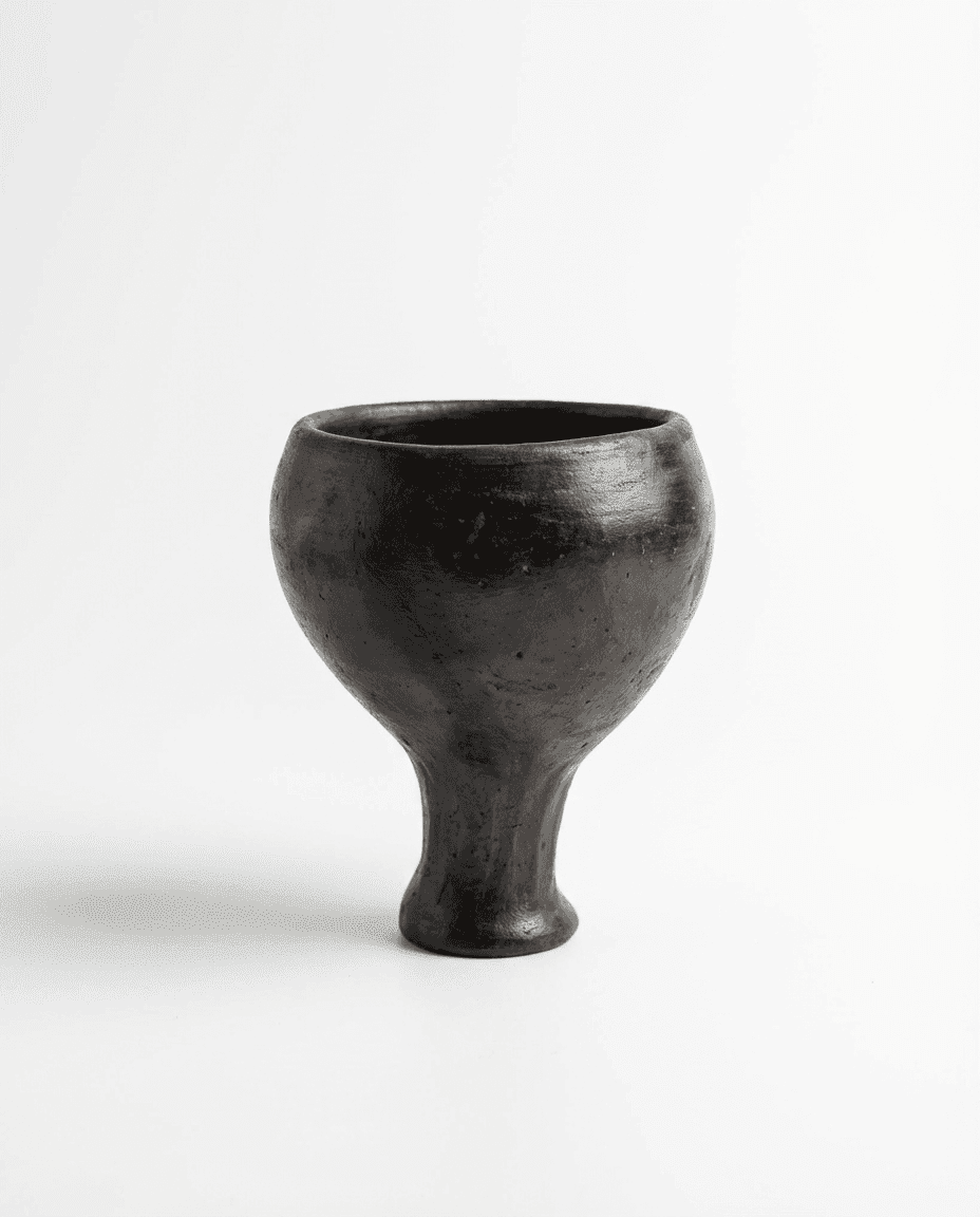 Hand-cut duo in artisanal terracotta — Kânâh