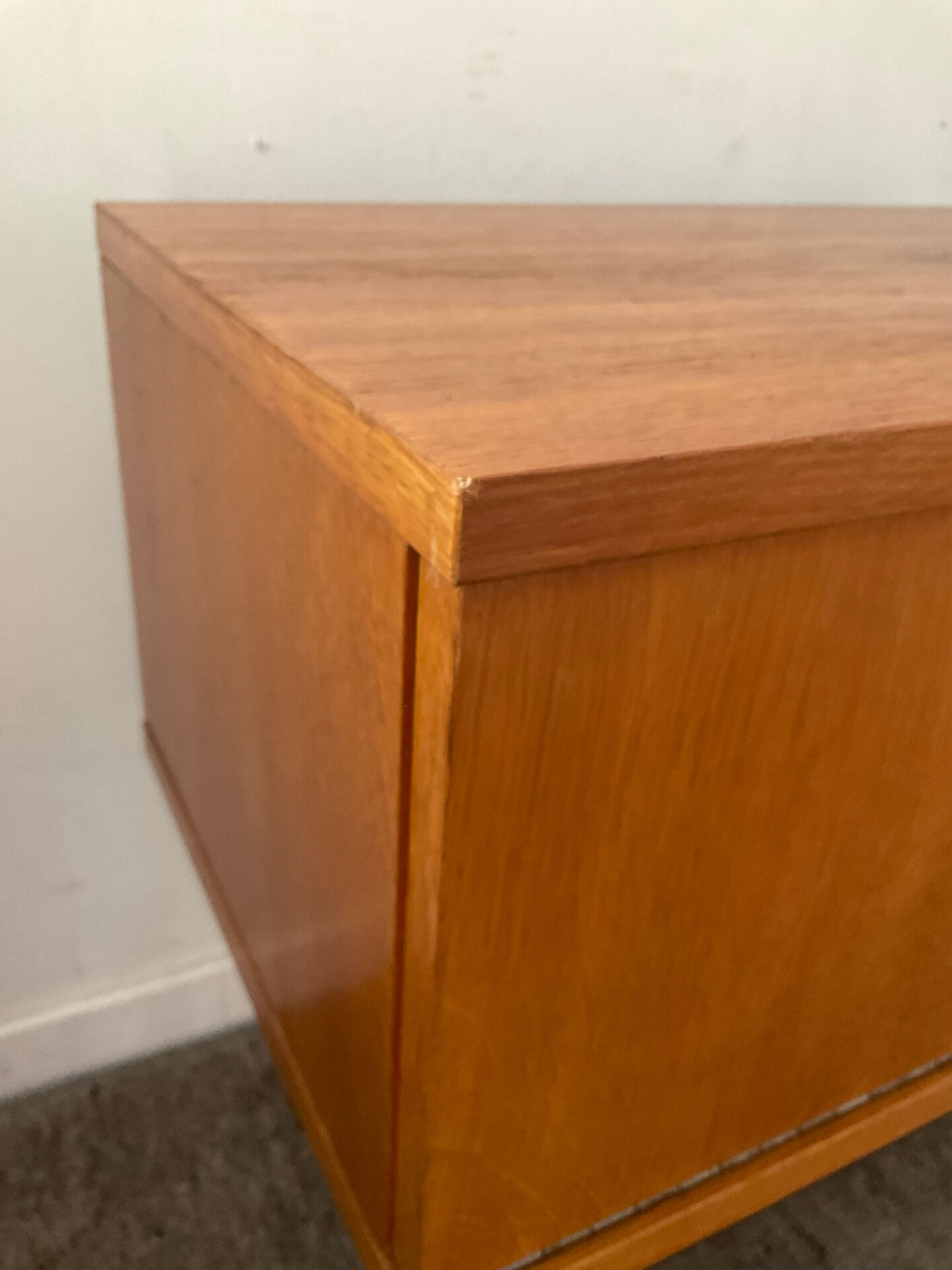 Table de Chevet vintage en teck années 60-70