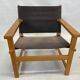 Vintage Safari Chair 1980s Hyllinge Møbler Denmark