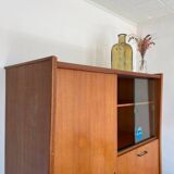 Armoire secrétaire scandinave,  Pied compas