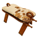 Cowhide stool from 1970