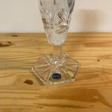 Bohemian crystal candlestick