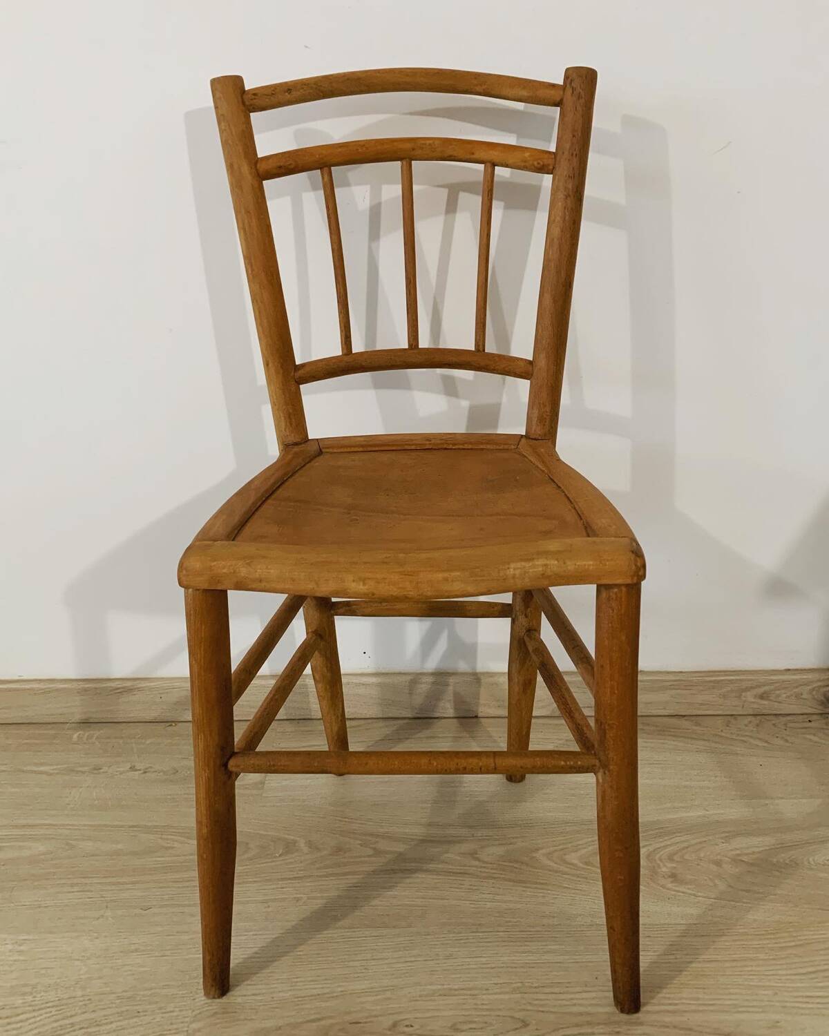 Old bistro chair completely restored.