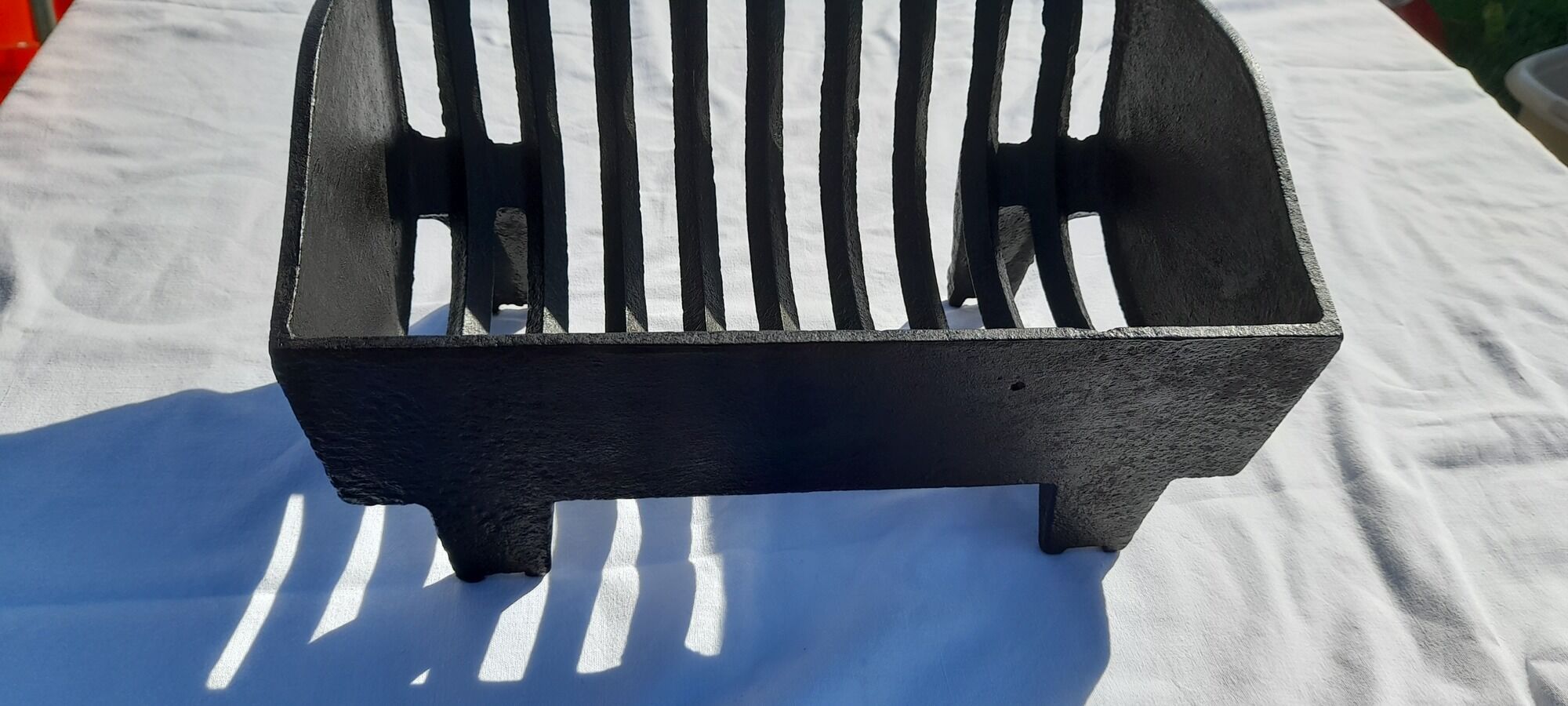 Fireplace grid door büches cast iron black L 30.5 cm for fireplace