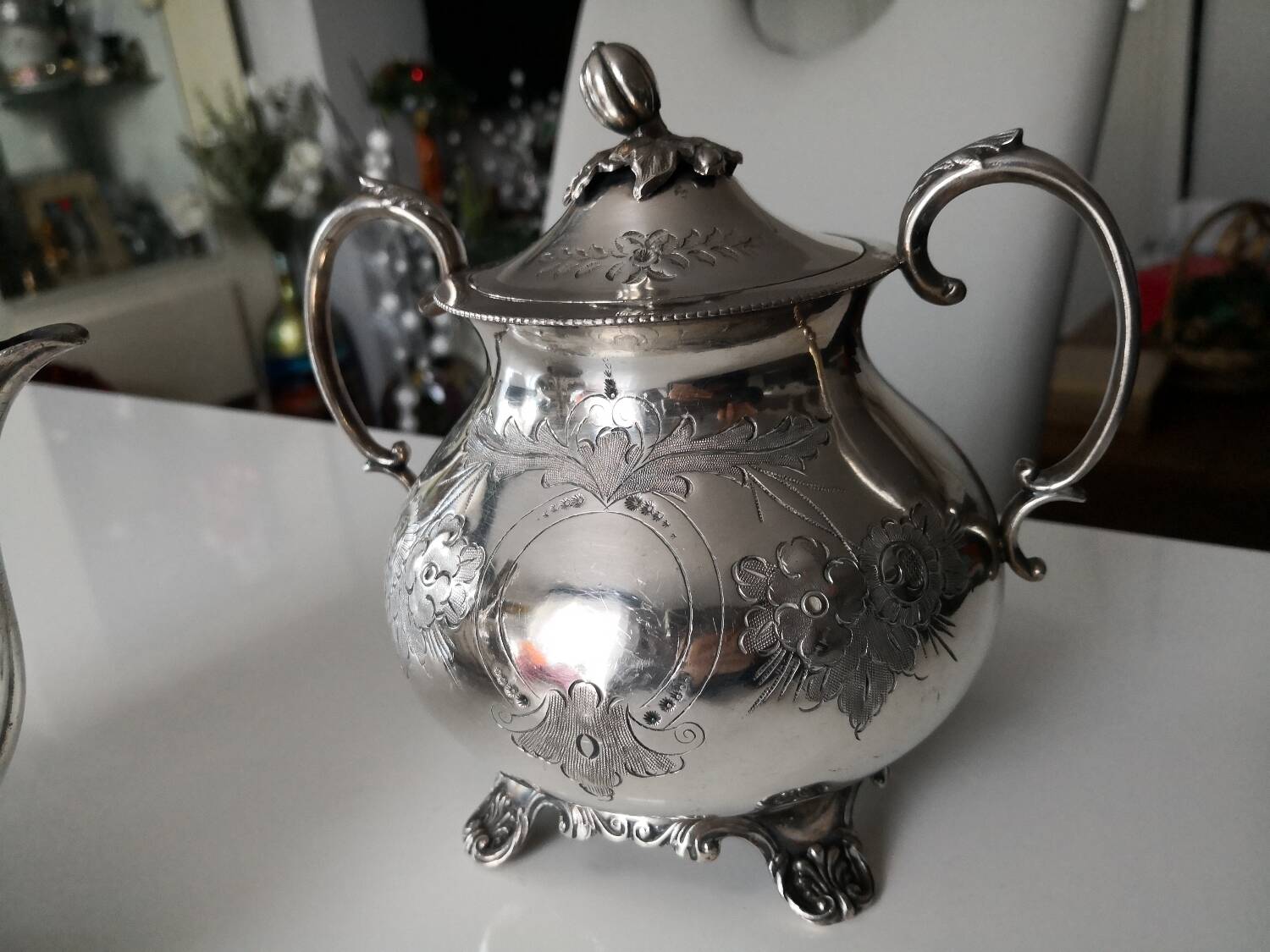 Teapot and sugar bowl Armand Frenais