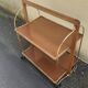 Vintage folding rolling dessert trolley "bocado"