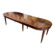 Extensible Louis XVI mahogany dining table with band - 19th century