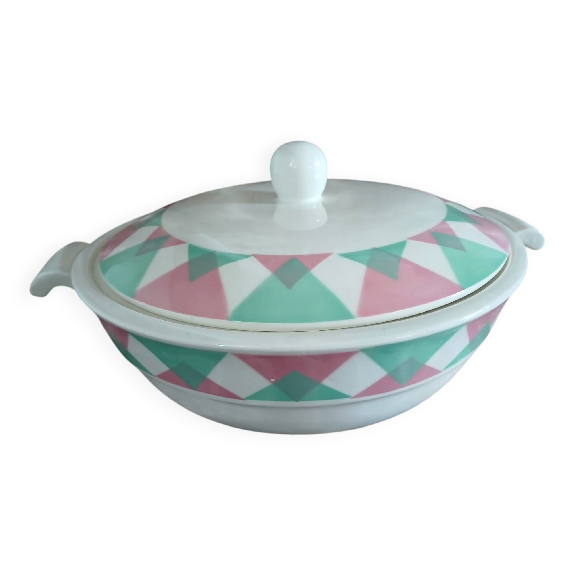 Antique soup tureen from Digoin and Sarreguemines