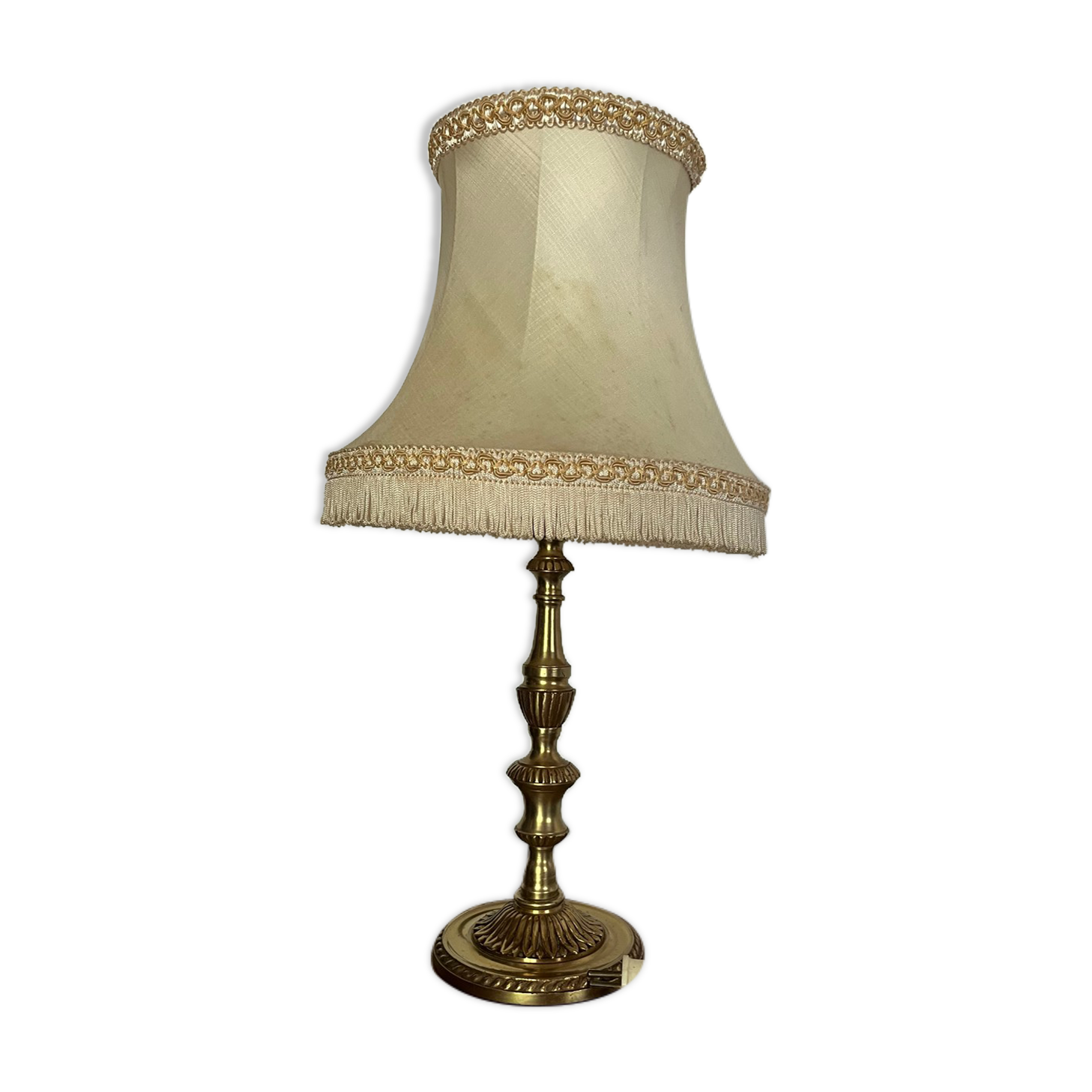 Bronze foot bedside lamp