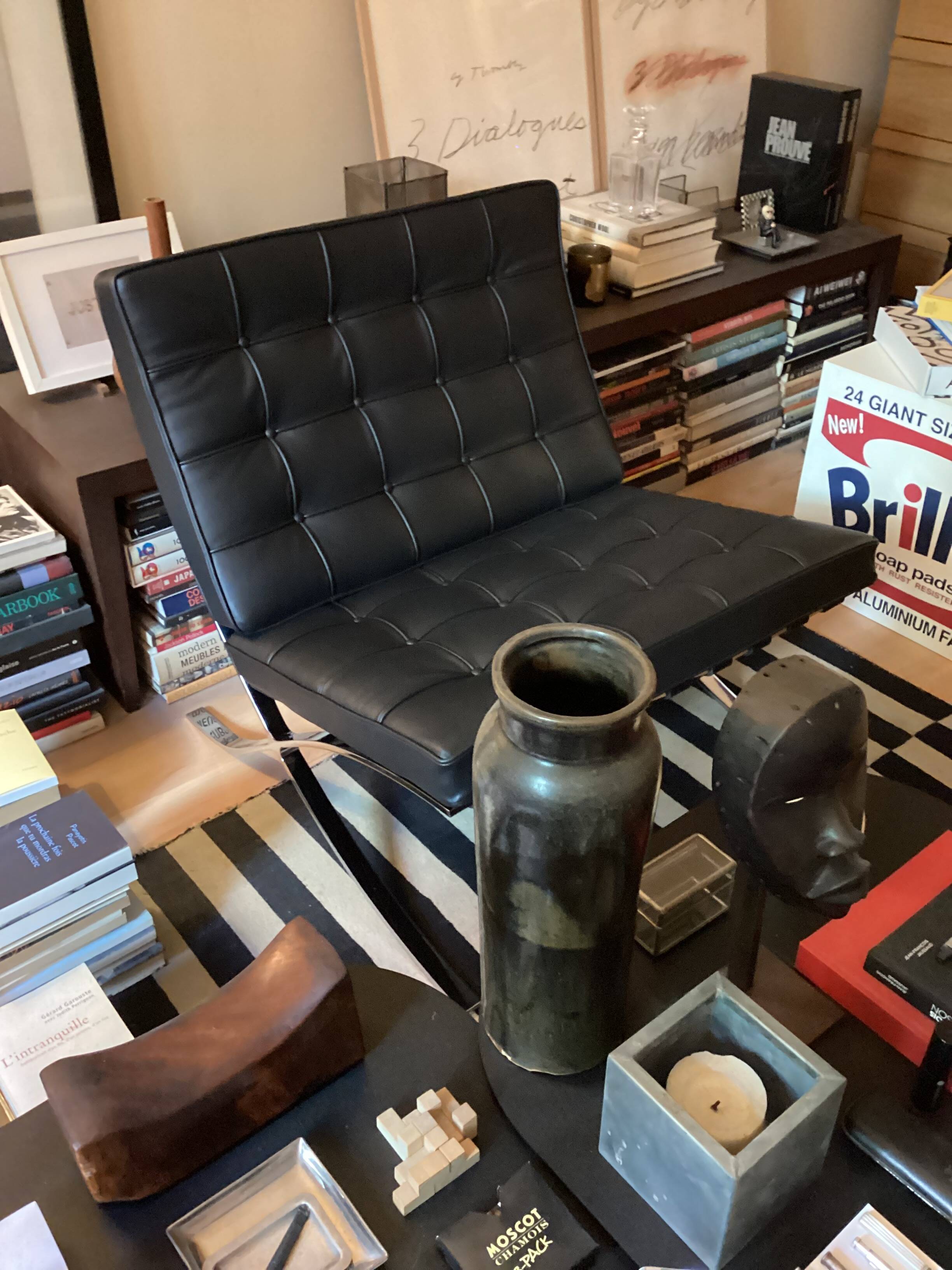 Fauteuil Barcelona Mies van der Rohe pour Knoll