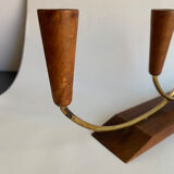 Teak candleholders, 1960s