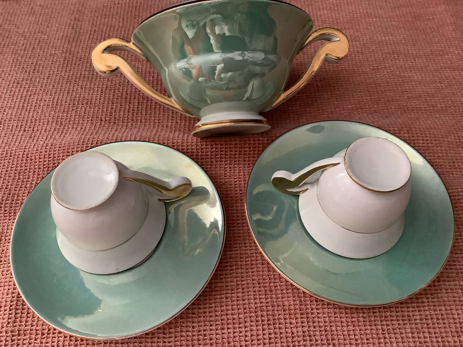 Service à thé = 6 pièces