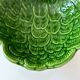 Vintage bowl artichoke ceramic, majolica