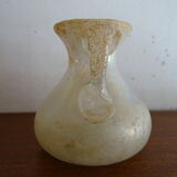 Vase a anse miniature Scavo Seguso Vetri d'Arte verre irisé Murano 1950