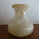 Vase with miniature handle Scavo Seguso Vetri d'Arte iridescent glass Murano 1950