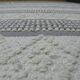 Handmade artisanal rug in Wool – Modern and natural design in Beige Ecru