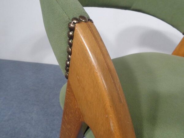 Beech Chair in Green, 1960s
