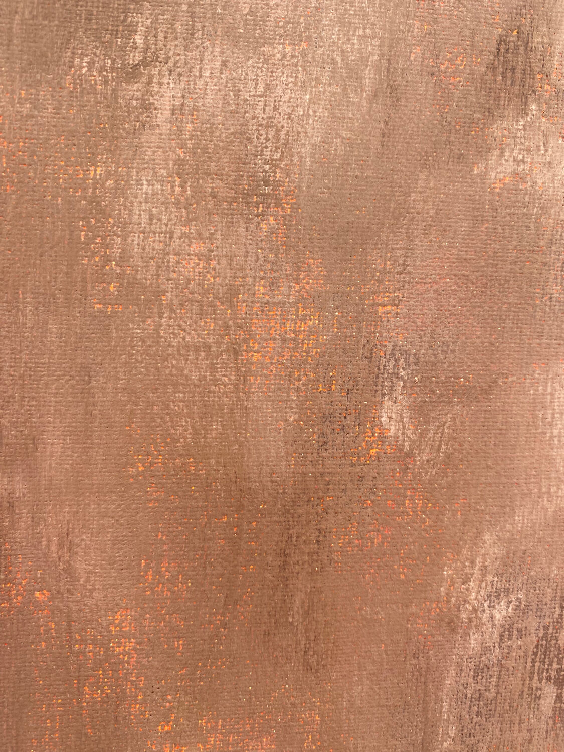 Huile sur toile bouquet orange