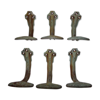 6 old hooks