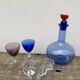 Vase scandinave Alvar Aalto en verre Iittala