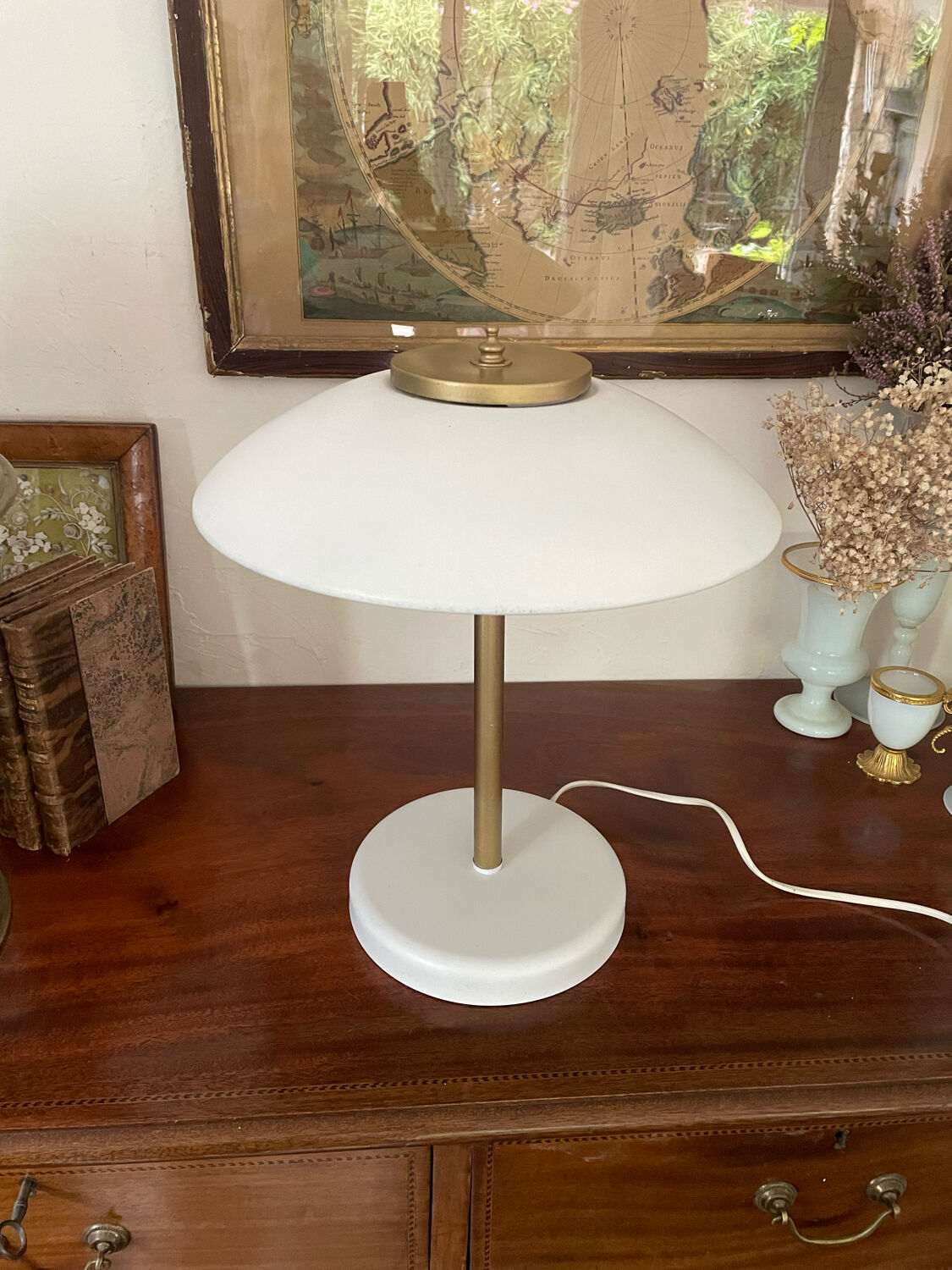 Vintage mushroom lamp
