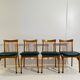 Vintage dining chairs, set of four, Italy 1960s