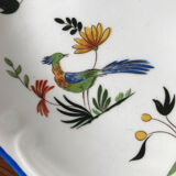 Lot dessert plates Birds of Pardadis Gien