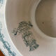 Paire de plats de service Terre de fer vintage