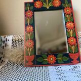 Vintage floral mirror