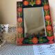 Miroir florale vintage