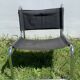 Tubular steel armchair design Michel Hamon, 1970
