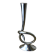 Biomorphic candleholder, solid aluminium, Spain, 1970s
