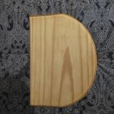 Tabouret bois massif pieds tripode aéro-gommé