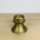 Scandinavian style gold-plated brass candle holder, vintage