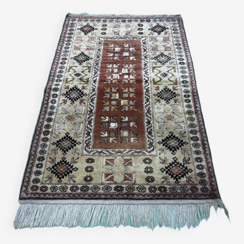 Handmade Iranian wool rug - L=1m47 l=91cm